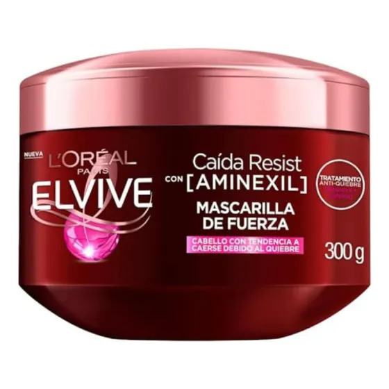 Mascarilla De Fuerza L'oréal Paris Elvive Caída Resist 300gr