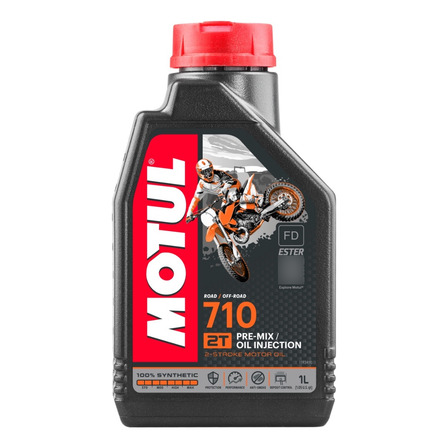 Óleo De Motor Motul Sintético 2t Para Moto/quadriciclo De 1 Unidade X 1l Óleo De Motor Motul Sintético 2t Para Moto/quadriciclo De 1 Unidade X 1l