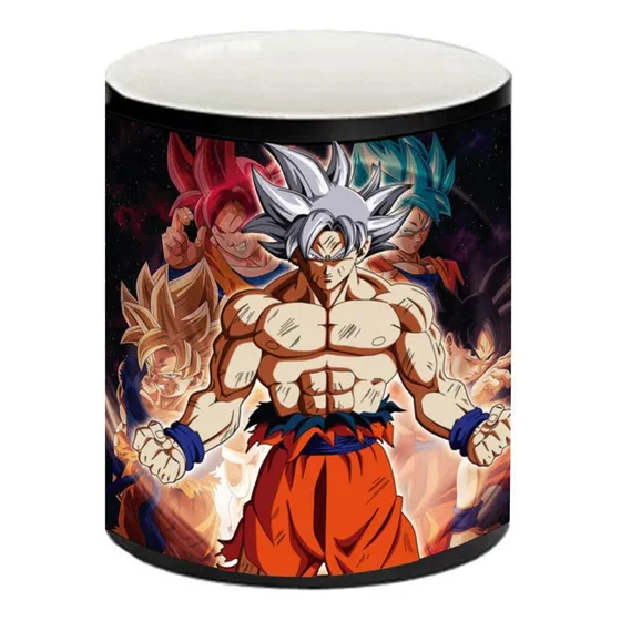 Taza Mágica 3d Goku Ultra Instinto Dominado Dragon Ball 
