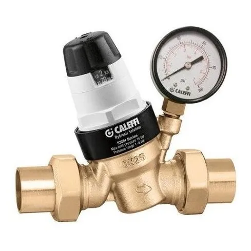 Caleffi Serie Valvula Reductora Asse Hembra Npt Manometro