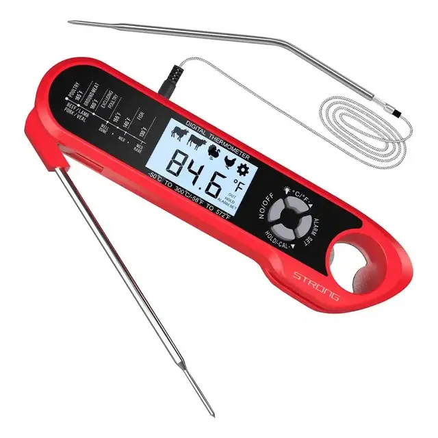 Termómetro Digital De Cocina Profesional Ip67 Sonda Externa