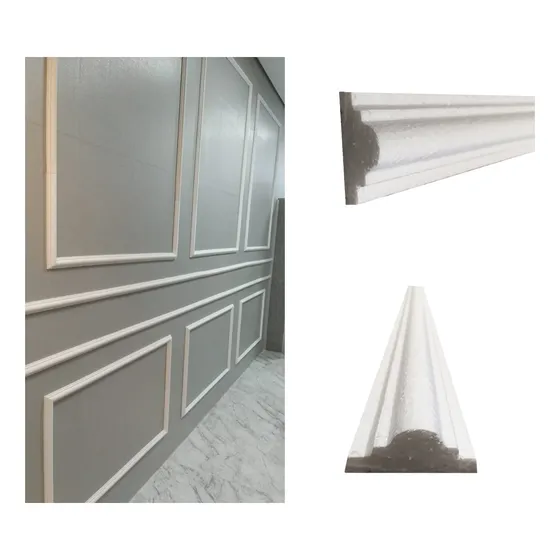 Boiserie Em  Kit 10  Roda Meio 4 Cm Frente Rodameio