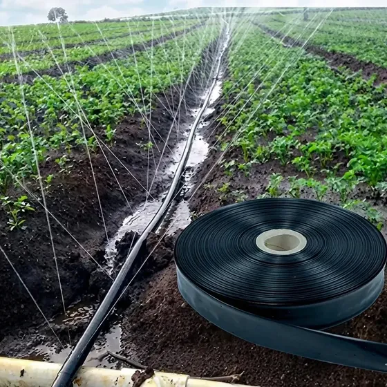 Mangueira De Irrigação Aspersao Para Hortas Jardim Gramados - 100 Metro