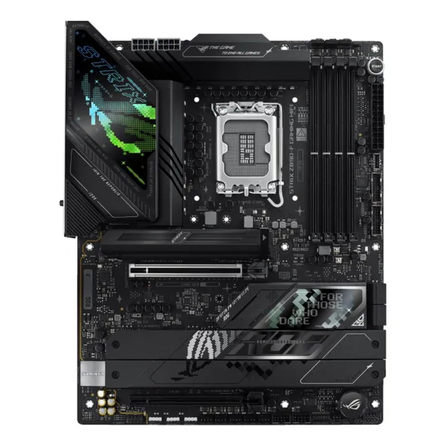 Placa madre Asus Rog Strix Z890-f Gaming Lga1851 4xdd5 Atx, color negro