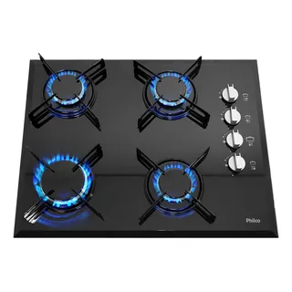 Cooktop 4 Bocas A GĂĄs Cook Chef 4 Preto Philco 127/220v Cooktop 4 Bocas A GĂĄs Cook Chef 4 Preto Philco 127/220v