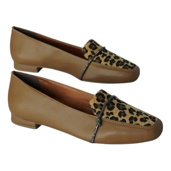 Mocasín Con Animal Print Vittoria