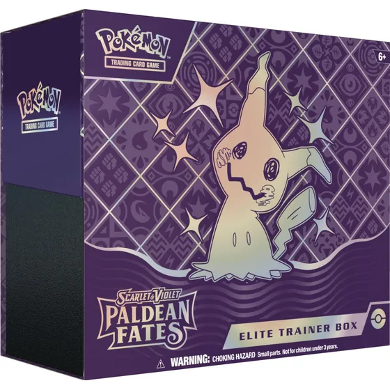 Juego De Cartas Pokémon Tcg Elite Trainer Paldean Fates