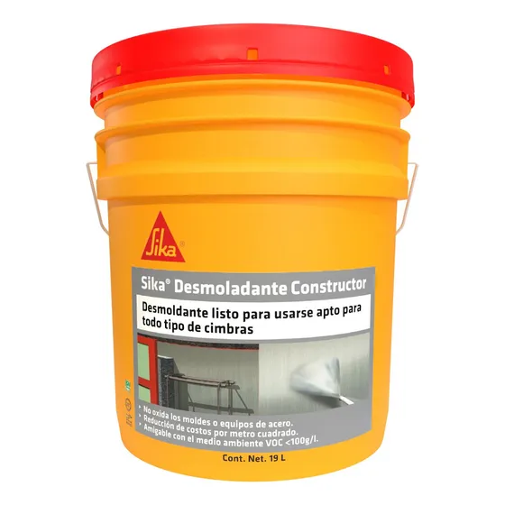 Sika Desmoldante Constructor Para Todo Tipo De Cimbra 19 L Acabado Mate Color Blanco