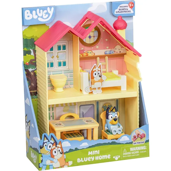 Bluey Set Mini Casa Con Figura