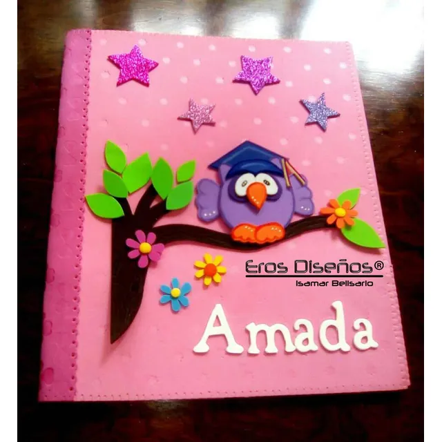 Carpeta Decorada Graduacion Preescolar Colegio Escuela