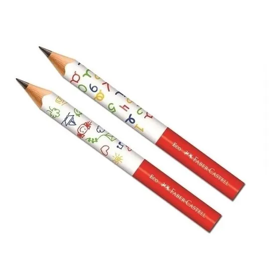 Lapiz Negro Grafito Faber Castell Eco Jumbo