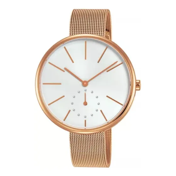 Reloj Lorus Mujer Rn420ax9 Oro Rosa Blanco Acero Inoxidable.