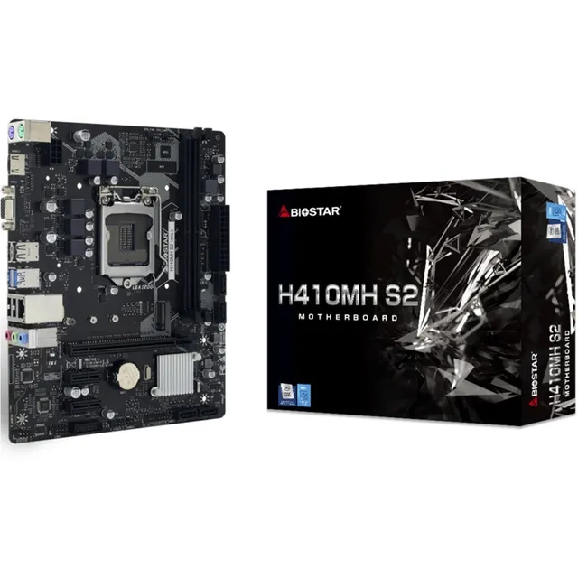 Tarjeta Madre Biostar H410mh S2 Lga 1200 Ddr4 Micro Atx