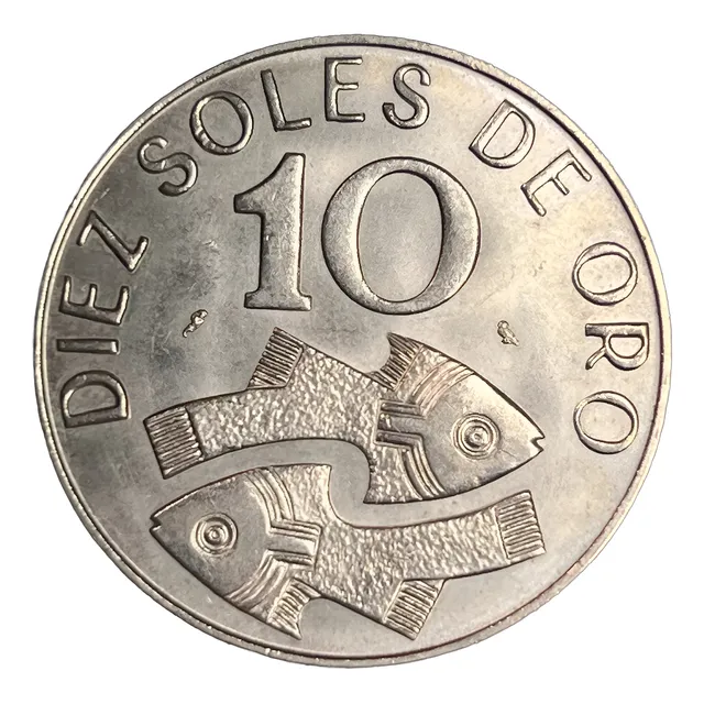 Moneda Antigua De 10 Soles De Oro / Colección 1969 Nuevo