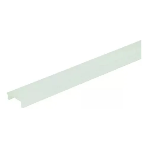 Canaleta Lente Perfil Acrílico Difusor P Led 15mm Branco 2mt