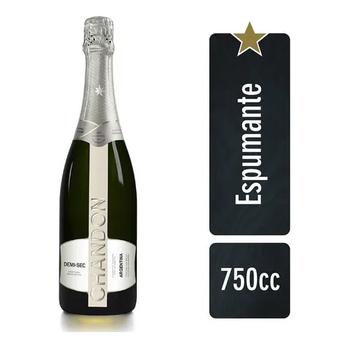 Espumante Chandon Demi Sec 1 Unidad 750cc