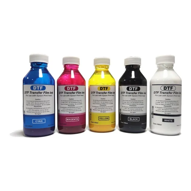 Kit De Tinta Dtf 125ml C M Y K Y250ml W  Compatible Conepson