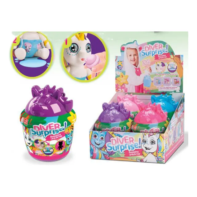 Bolsinha Diver Surprise Unicórnio - Faz Xixi - Divertoys