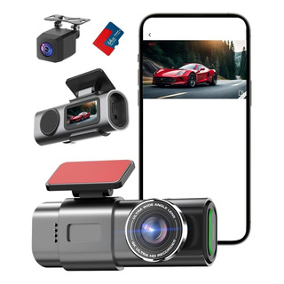 Dash Cam Delantera Y Trasera Con Wifi, 4k/1080p, 1.47 Dash Cam Delantera Y Trasera Con Wifi, 4k/1080p, 1.47