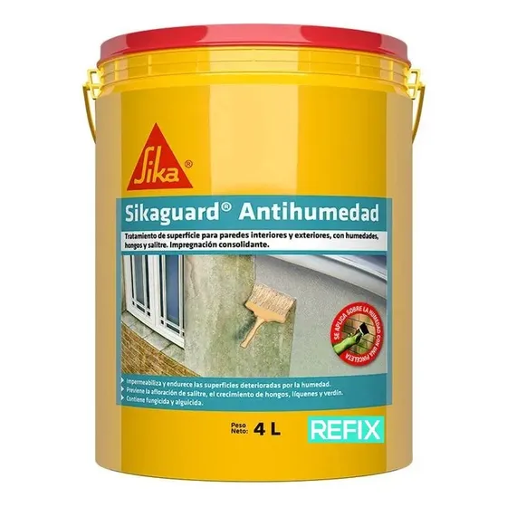 Sikaguard Antihumedad X 4lts Blanco Mate
