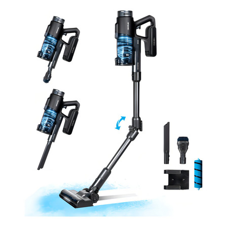 Aspiradora Inalámbrica Vertical De Mano Conga Deepclean Flex Color Negro Aspiradora Inalámbrica Vertical De Mano Conga Deepclean Flex Color Negro