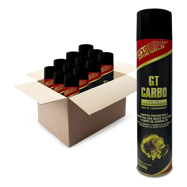 Limpa Tbi Descarbonizante Spray Original 300ml Caixa 12un