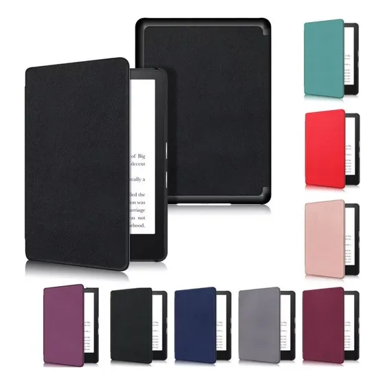 Capa Smart Case Couro Para Paperwhite 123 6º 7º Geração Ey21