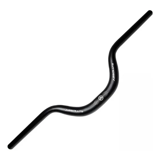 Guidão Curvo Alumínio Mtb Absolute 31.8 X 720mm 80mm Alto