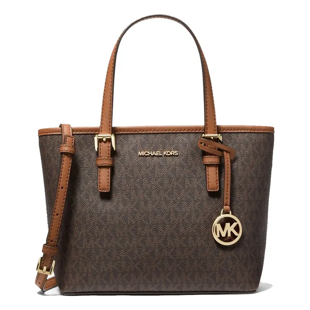 Bolsa Michael Kors Original Jet Set Travel Tote X-small Café