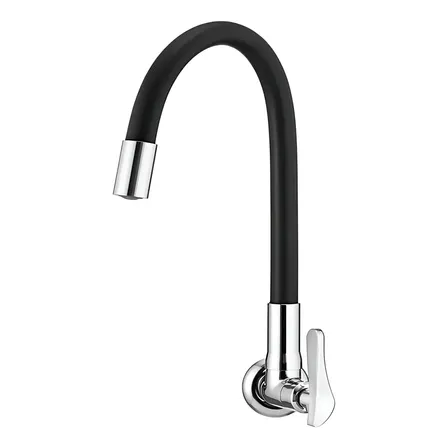 Torneira Parede Flex Black - 1178 B27 Lorenzetti Cor Preto