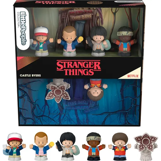 Set De Figuras Little People Collect Stranger Things Casting