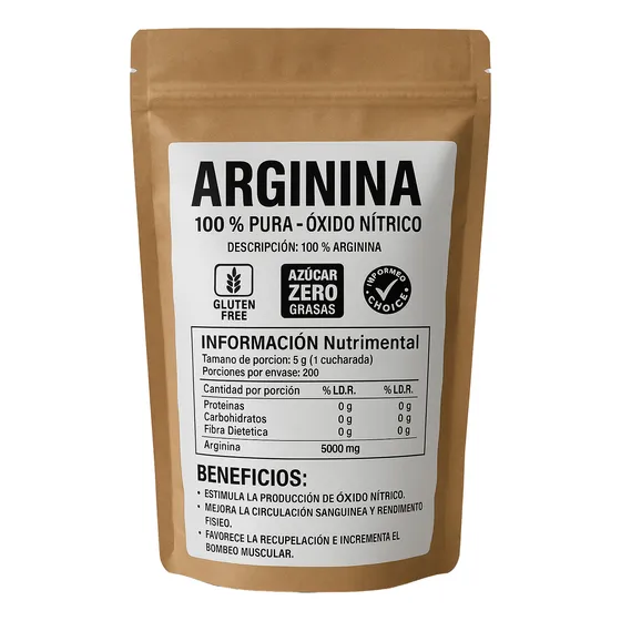 Arginina Oxido Nitrico Suplemento Polvo 100%  1 Kilo