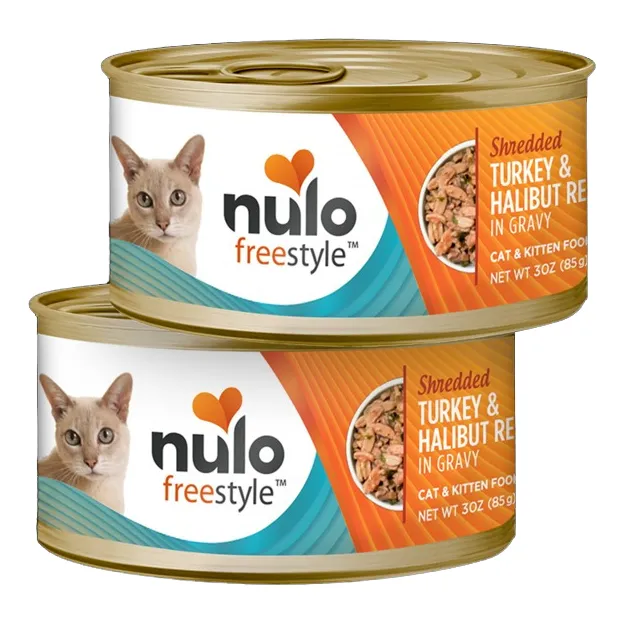 Nulo Fs Pavo/halibut Lata X85g