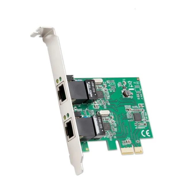 Tarjeta Ethernet Pcie X 1 Syba 2 Puertos, Chipset Realtek