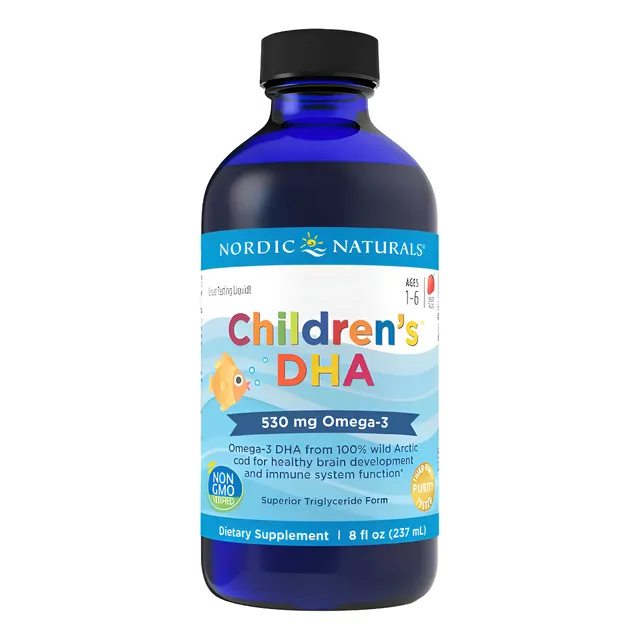 Dha Nordic Naturals Children 237 Ml Frutilla Líquido De Eeuu Frutilla