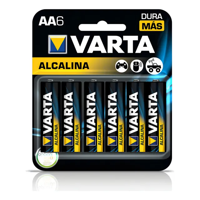 Pila Alkalina Aa Varta X 6und