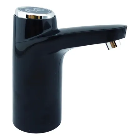 Dispensador De Agua Recargable Con Boton De 600ml Automático Negro