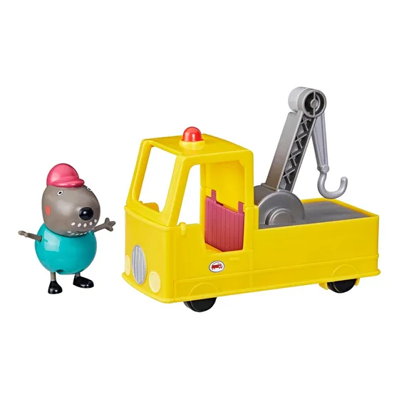 El Vehiculo De Construccion De Grua Del Abuelo De Peppa Pig
