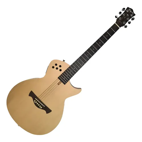 Violão Jumbo Elétrico Michael Galaxy Vm825dtc Aço 011 Cor Natural