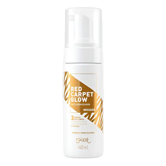 Mousse Autobronzeador Red Carpet Glow 140ml - Skelt
