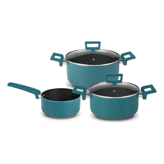 Juego De Ollas Mageflon 5 Piezas Teflon