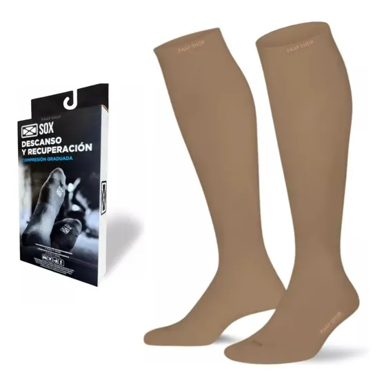 Medias Compresion Sox Intermedia 15-20 Varices Descanso 