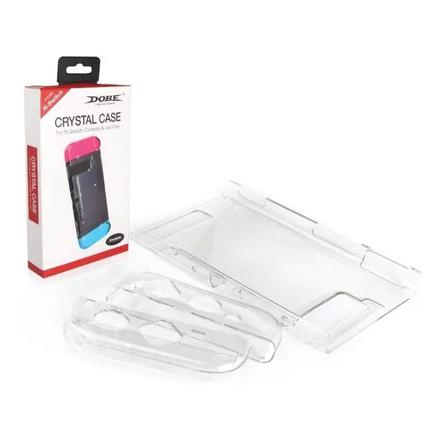 Carcasa Silicona Para Nintendo Switch + Lamina De Vidrio