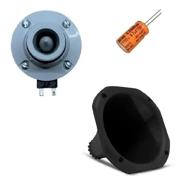 Kit 1 Driver Musicall Dti180 Pro 180w + Corneta + Capacitor