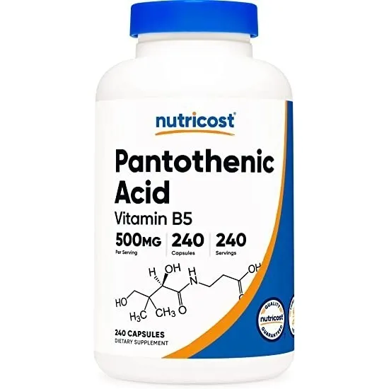 Vitamina B5 Ácido Pantotenico Importado