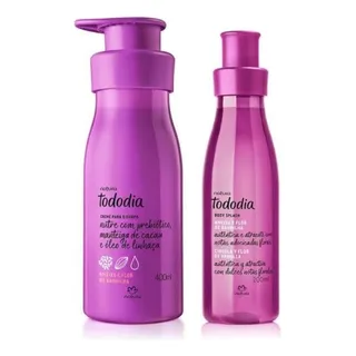 Conjunto Tododia Ameixa E Flor De Baunilha Natura. Conjunto Tododia Ameixa E Flor De Baunilha Natura.