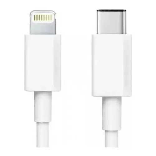 Cabo Carregador E Dados P/ iPhone 8 X Xr Xs 11 12 13 14 Cor Branco