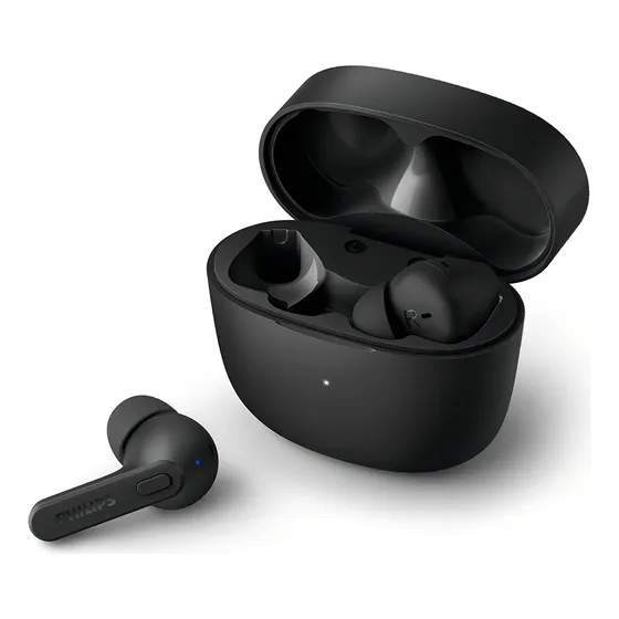 Auriculares True Wireless Bluetooth Philips - Tat2206bk/00 Color Negro Color De La Luz Negro