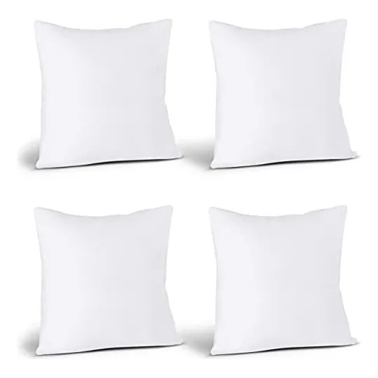 P 4 Almohadas Sofá, Almohadas Cama, Suaves 20 X 20 Pu