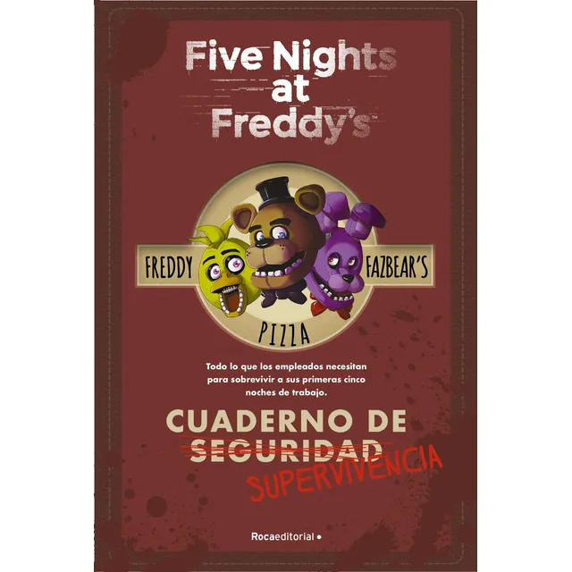 Five Nights At Freddy's Fnaf Cuaderno De Supervivencia Esp
